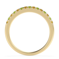 Half Eternity Pave Classic Agava Band