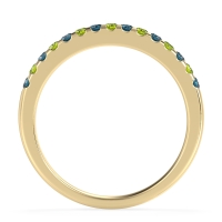 Half Eternity Pave Classic Agava Band