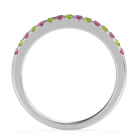 Half Eternity Pave Classic Agava Band