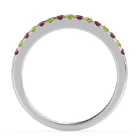 Half Eternity Pave Classic Agava Band