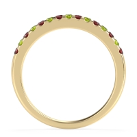 Half Eternity Pave Classic Agava Band