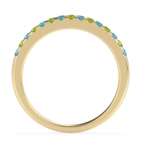 Half Eternity Pave Classic Agava Band