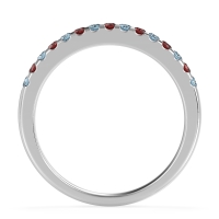 Half Eternity Pave Classic Agava Band