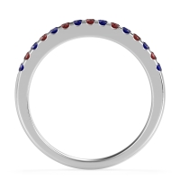 Half Eternity Pave Classic Agava Band