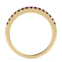 Half Eternity Pave Classic Agava Band