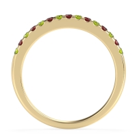 Half Eternity Pave Classic Agava Band