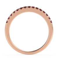 Half Eternity Pave Classic Agava Band