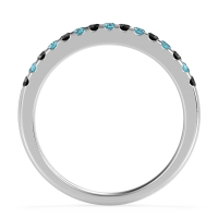 Half Eternity Pave Classic Agava Band