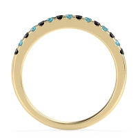 Half Eternity Pave Classic Agava Band