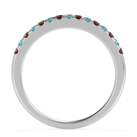 Half Eternity Pave Classic Agava Band