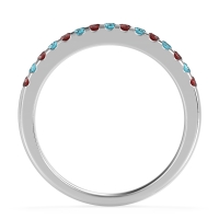 Half Eternity Pave Classic Agava Band