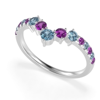 Graduated Stone Chevron Samala Band