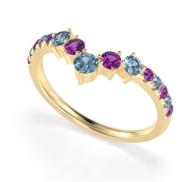 Graduated Stone Chevron Samala Band