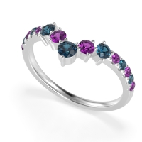 Graduated Stone Chevron Samala Band