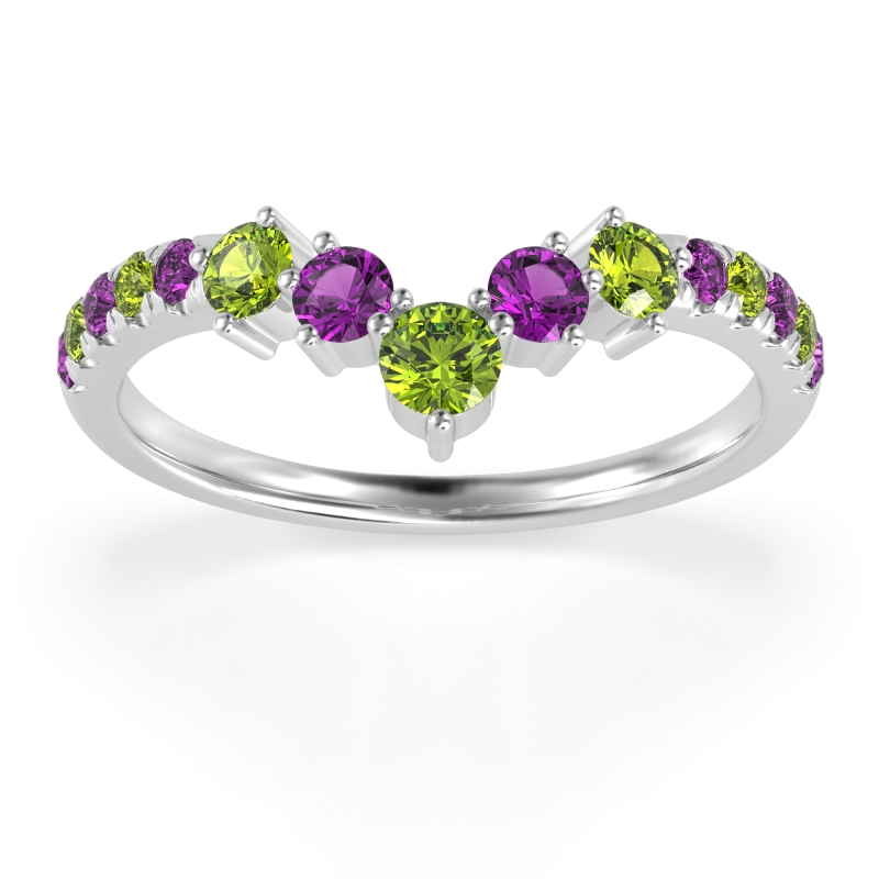 Graduated Stone Chevron Samala Band