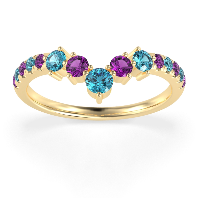 Graduated Stone Chevron Samala Band