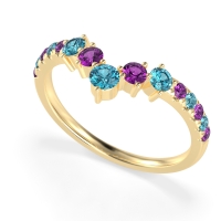 Graduated Stone Chevron Samala Band