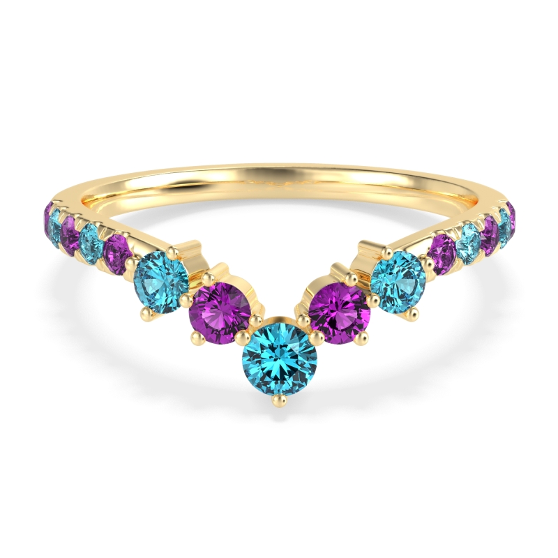 Graduated Stone Chevron Samala Band