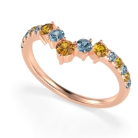 Graduated Stone Chevron Samala Band