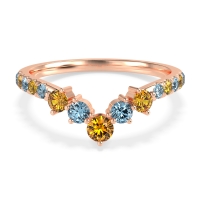 Graduated Stone Chevron Samala Band