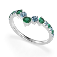 Graduated Stone Chevron Samala Band