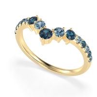 Graduated Stone Chevron Samala Band