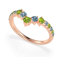 Graduated Stone Chevron Samala Band