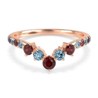 Graduated Stone Chevron Samala Band