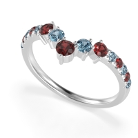 Graduated Stone Chevron Samala Band