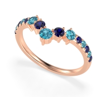 Graduated Stone Chevron Samala Band