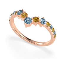 Graduated Stone Chevron Samala Band