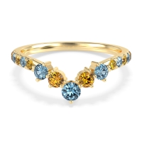 Graduated Stone Chevron Samala Band