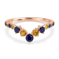 Graduated Stone Chevron Samala Band