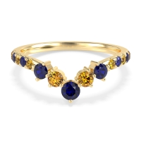 Graduated Stone Chevron Samala Band