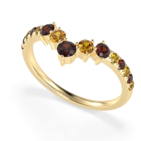 Graduated Stone Chevron Samala Band