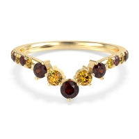 Graduated Stone Chevron Samala Band