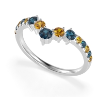 Graduated Stone Chevron Samala Band