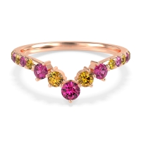 Graduated Stone Chevron Samala Band