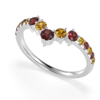 Graduated Stone Chevron Samala Band