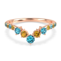 Graduated Stone Chevron Samala Band