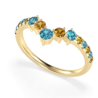 Graduated Stone Chevron Samala Band