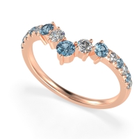 Graduated Stone Chevron Samala Band