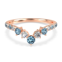 Graduated Stone Chevron Samala Band