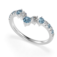 Graduated Stone Chevron Samala Band