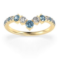 Graduated Stone Chevron Samala Band