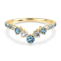 Graduated Stone Chevron Samala Band