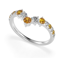 Graduated Stone Chevron Samala Band