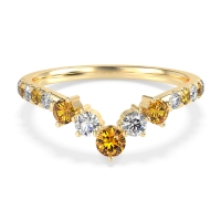 Graduated Stone Chevron Samala Band