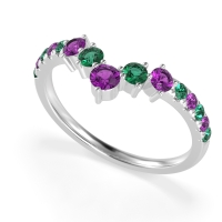 Graduated Stone Chevron Samala Band