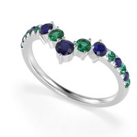 Graduated Stone Chevron Samala Band